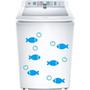 Imagem de Adesivo Para Maquina De Lavar Peixe Com Bolhas Padão 50X40Cm