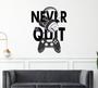 Imagem de Adesivo Parede Gamer Decoração Games Never Quit