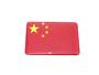 Imagem de Adesivo resinado da bandeira da China 9x6 cm