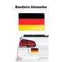 Imagem de Adesivo Resinado de Bandeira para Carro Moto  - 8x5 cm - Brasil - Alemanha - Japão - Italia-França 