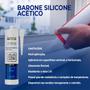 Imagem de Adesivo Selante Construção 253g Silicone Acetico - Incolor