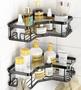 Imagem de Adesivo Shower Caddy MAXIFFE - Aço Inoxidável Preto