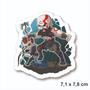 Imagem de Adesivo Sticker Vinil Impermeável God of War