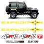 Imagem de Adesivo Troller Expedition 4x4 2011 Emblemas + Faixa Amarela