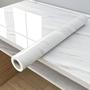 Imagem de Adesivo Vinilico Imita Mármore Branco Lávavel 10m x 45cm