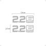Imagem de Adesivos Compatíveis Com Ranger 2.2 6 Speed Emblema Lateral