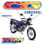 Imagem de Adesivos Compatível Honda CG Titan 125 CDI 1995 Moto Azul