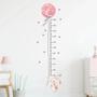 Imagem de Adesivos de Parede com Balão de Coelho Rosa - 2 Peças para Decoração de Quarto Infantil