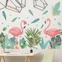 Imagem de Adesivos de Parede Flamingo Romântico Wokex - Decoração para Quarto