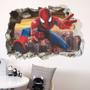 Imagem de Adesivos de parede Wokex Broken Wall Spider Man Children's Room