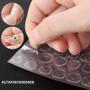 Imagem de Adesivos de Unha Dupla Face Reutilizáveis - Gel Transparente para Unhas Falsas