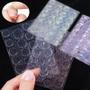 Imagem de Adesivos de Unha Dupla Face Reutilizáveis - Gel Transparente para Unhas Falsas