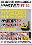 Imagem de Adesivos Empilhadeira Hyster FT70