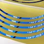 Imagem de Adesivos Frisos Roda Moto Yamaha MT-03 Filete Azul Refletivo