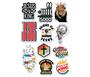 Imagem de Adesivos Gospel Cristão Stickers Bíblia Mala Carro 11 Unid.