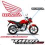 Imagem de Adesivos Honda CG Titan 150 MIX ESD 2011/2013 Moto Vermelha