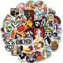 Imagem de Adesivos Kawaii One Piece - 50 Peças à Prova d'Água para Laptop, Celular e Mais