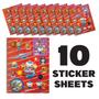 Imagem de Adesivos Mighty Mojo Octonauts - Pacote com 10 Folhas para Crianças