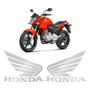 Imagem de Adesivos Moto Honda Cb 300r Asas Emblemas Cromado Tanque