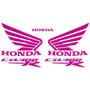 Imagem de Adesivos Moto Honda Cb 300r Tanque Rosa Resinado