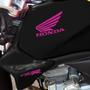 Imagem de Adesivos Moto Honda Cb 300r Tanque Rosa Resinado