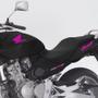 Imagem de Adesivos Moto Honda Cb600f Hornet Faixa Tanque Rosa/branco