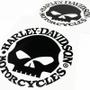 Imagem de Adesivos Moto Tanque Harley Davidson Motor Cycles Caveira