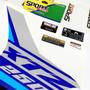 Imagem de Adesivos Moto Yamaha Lander Xtz 250 2021 2022 Azul + Logo