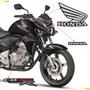 Imagem de Adesivos P/ Cb 300r 2013 Moto Preta Emblemas Asa Genérico