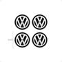 Imagem de Adesivos Resinados Roda Compatível Volkswagen Emblema 70 mm