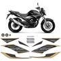 Imagem de Adesivos Yamaha Fazer 250 2017 2018 Moto Preta + Emblemas