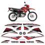 Imagem de Adesivos Yamaha Lander Xtz 250 2011 Moto Vermelha + Emblemas