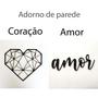 Imagem de Adorno Coração E Amor Para Parede - Quadro Decorativo