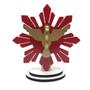 Imagem de Adorno Divino Espírito Santo De Mesa MDF Vermelho 17 cm