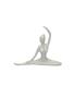Imagem de Adorno porcelana yoga branco freecom 12x9cm