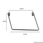Imagem de Afastador Suporte Separador para Moto Bolsa Mala Alforje Lateral XVS 950 Midnigth Star Harley Davidson Fat Bob