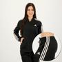 Imagem de Agasalho Adidas Essential 3 Stripes Feminino Preto
