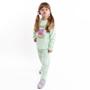 Imagem de Agassalho Infantil feminino de Plush conjunto Verde infanto Juvenil para on inverno Frio Peludo