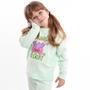 Imagem de Agassalho Infantil feminino de Plush conjunto Verde infanto Juvenil para on inverno Frio Peludo