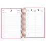 Imagem de Agenda Espiral Executiva Tilibra Napoli 129x187mm Rosa