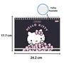 Imagem de Agenda Espiral Life Planner Hello Kitty Preta 104 Folhas