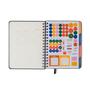 Imagem de Agenda planner wire 2025 kraft semanal notas c/ Divisorias-A5 Flores mini