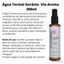 Imagem de Agua Termal Gerânio Via Aroma 200ml Natural e Vegano