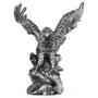 Imagem de Águia Estatua Rocha Resina Poder Força Escultura Decoração 