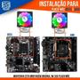 Imagem de Air Cooler Cpu Led Rgb 4 Pinos Ryzen Intel 775 1150 1151 1155 Am3+ Am4 Com Pasta Termica Dk34