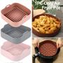 Imagem de Air Fryer Cesta de silicone Air Fryer Silicone Pot Fryer Fryer Fryer