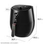 Imagem de Air Fryer Electrolux 3,2 litros Preta 110V