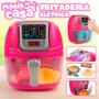 Imagem de Air Fryer Infantil Mania De Casa Com Som Luz E Comidinhas Fritadeira Elétrica Dm Toys