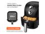 Imagem de Air Fryer Mondial AFN-40-BFS Preto e Prata 4L com Timer