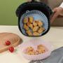 Imagem de Airfryer cesta de silicone quadrado bandeja de silicone para airfryer fácil limpar prato forro pizza placa grill pan est